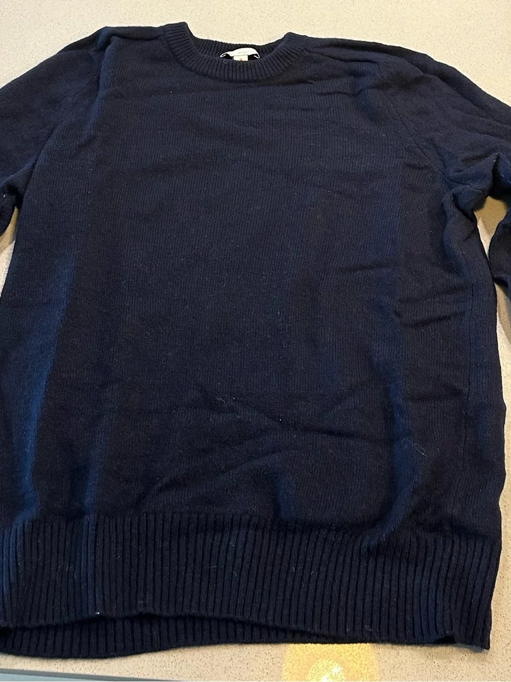 GAP Men's Navy Crewneck Sweater - Solid Navy